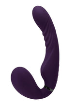 Load image into Gallery viewer, Share The Love Rechargeable Silicone Dual Vibrator - Purple

