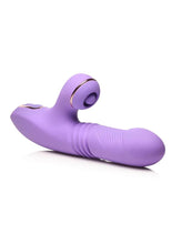 Load image into Gallery viewer, Shegasm Pro-Thrust Max Rechargeable Silicone Thrusting and Pulsing Rabbit - Purple
