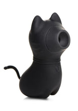 Load image into Gallery viewer, Shegasm Sucky Kitty Rechargeable Silicone Clitoral Stimulator - Black
