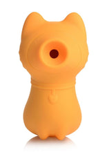 Load image into Gallery viewer, Shegasm Sucky Kitty Rechargeable Silicone Clitoral Stimulator - Orange
