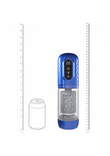 Load image into Gallery viewer, Pumped Vortex Multi Function Suction Rotating Thrusting Rechargeable Masturbator - Metallic
