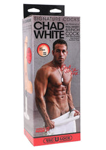 Load image into Gallery viewer, Signature Cocks Chad White Dildo - Vanilla - 8.5in
