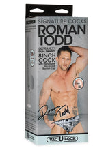Load image into Gallery viewer, Signature Cocks Ultraskyn Roman Todd Dildo with Removable Suction Cup - Vanilla - 8in
