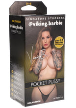 Load image into Gallery viewer, Signature Strokers Girls Of Social Media @Viking.barbie Pocket Masturbator - Pussy - Vanilla
