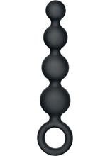 Load image into Gallery viewer, Silicone Booty Anal Beads - Black
