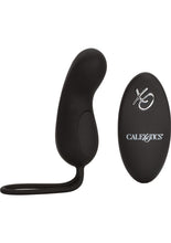 Load image into Gallery viewer, Silicone Rechargeable Curve Bullet with Remote Control - Black
