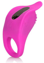 Load image into Gallery viewer, Silicone Rechargeable Teasing Enhancer Cockring Waterproof - Pink
