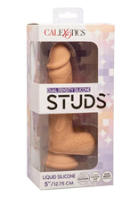 Load image into Gallery viewer, Silicone Studs Dual Density with Suction Cup Base - Vanilla - 5in
