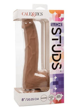 Load image into Gallery viewer, Silicone Studs Realistic Dildo - Caramel - 8in
