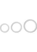 Load image into Gallery viewer, Silicone Support Rings Cock Rings - Clear - 3 Piece Set
