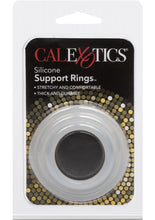 Load image into Gallery viewer, Silicone Support Rings Cock Rings - Clear - 3 Piece Set
