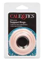 Load image into Gallery viewer, Silicone Support Rings Cock Rings - Ivory - 3 Piece Set
