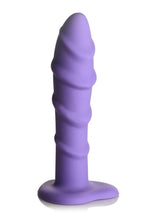 Load image into Gallery viewer, Simply Sweet Swirl Silicone Dildo - Purple
