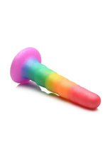 Load image into Gallery viewer, Simply Sweet Zigzag Silicone Rainbow Dildo
