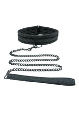 Load image into Gallery viewer, Sincerely Lace Adjustable Collar and Leash - Black - Set
