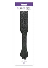 Load image into Gallery viewer, Sincerely Lace Paddle - Black - 12in
