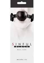 Load image into Gallery viewer, Sinful Ball Gag - Black
