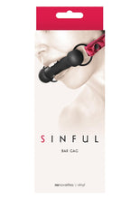 Load image into Gallery viewer, Sinful Silicone Bar Gag - Pink
