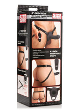 Load image into Gallery viewer, Size Matters 2 Erection 28x Realistic Vibrating Rechargeable Silicone Penis Sheath with Remote Control - Black
