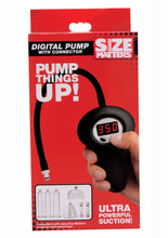 Load image into Gallery viewer, Size Matters Digital Pump with Connector - Black
