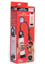 Load image into Gallery viewer, Size Matters Trigger Penis Pump with Built-In Pressure Gauge
