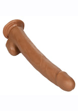Load image into Gallery viewer, Size Queen Dildo with Balls - Chocolate - 12in
