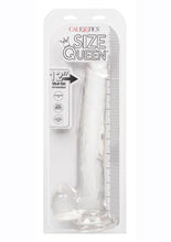 Load image into Gallery viewer, Size Queen Dildo with Balls - Clear - 12in
