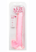 Load image into Gallery viewer, Size Queen Dildo with Balls - Pink - 12in
