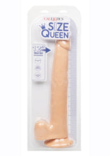 Load image into Gallery viewer, Size Queen Dildo with Balls - Vanilla - 12in
