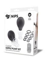 Load image into Gallery viewer, Size Up Classic Nipple Pump - Black/Clear - Set
