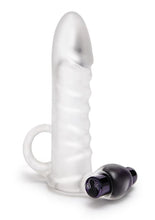 Load image into Gallery viewer, Size Up Clear View Vibrating Penis Extender - Clear - 2in
