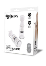 Load image into Gallery viewer, Size Up Twisty Nipple Suckers - Black/Clear - Small
