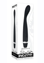 Load image into Gallery viewer, Skinny G Rechargeable Silicone G-Spot Vibrator - Black
