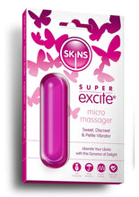 Load image into Gallery viewer, Skins Super Excite Silicone Rechargeable Bullet - Pink
