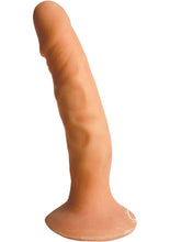 Load image into Gallery viewer, Skinsations Latin Lover Playful Partner Strap-On - Caramel - 8in
