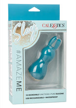 Load image into Gallery viewer, Slay #Amazeme Silicone Rechargeable Bullet - Blue
