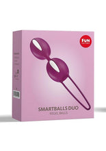 Load image into Gallery viewer, Smartballs Duo Silicone Kegel Trainer Kit - Grape/Purple
