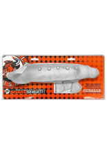 Load image into Gallery viewer, Snake Deep-Reacher Silicone Cocksheath - Clear/Clear Ice
