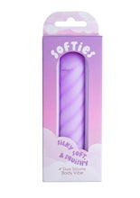 Load image into Gallery viewer, Softies Dual Silicone Rechargeable Body Bullet Vibrator - Purple - 4in
