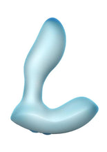 Load image into Gallery viewer, Softies Dual Silicone Rechargeable Vibrator - Blue - 5in
