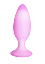 Load image into Gallery viewer, Softies Silicone Anal Plug - Pink - 4in
