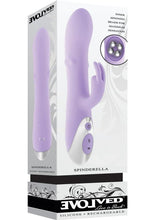 Load image into Gallery viewer, Spinderella Rechargeable Silicone Dual Vibe - Purple

