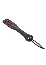 Load image into Gallery viewer, Sportsheets Leather Slut Impression Paddle
