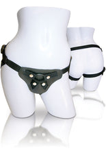 Load image into Gallery viewer, Sportsheets Leather Strap-On - Black
