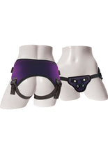 Load image into Gallery viewer, Sportsheets Lush Strap-On Harness - Black/Purple
