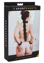 Load image into Gallery viewer, Sportsheets Neck and Wrist Restraint - Black
