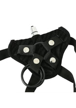 Load image into Gallery viewer, Sportsheets Vibrating Raven Corsette Strap-On Adjustable Harness
