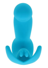Load image into Gallery viewer, Spread Your Wings Rechargeable Silicone Multi Vibrator - Blue
