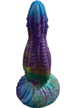 Load image into Gallery viewer, Stardust Orions Eye Silicone Rechargeable Vibrating Dildo - Purple
