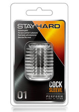Load image into Gallery viewer, Stay Hard Cock Sleeve 01 - Clear
